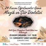 İzmit Belediyesi, BAYŞAD ve 29 Ekim Kadınları Öğretmenler İçin Müzik ve Şiir Dinletisi Düzenleyecek
