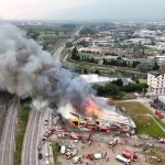 İzmit’te market yangınında 34 araç, 84 personel müdahale ediyor